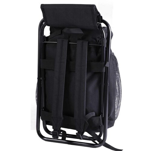 Batoh se stoličkou ČERNÝ