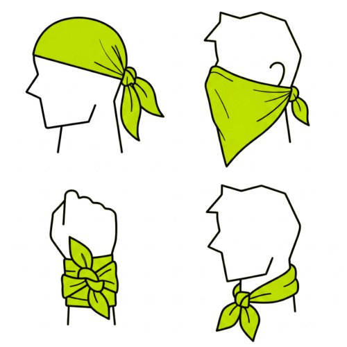Bavlněný šátek Rothco Bandana 55 x 55 cm - REFLEXNÍ
