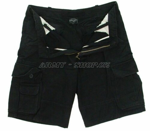 Bermudy military PILOT - černé