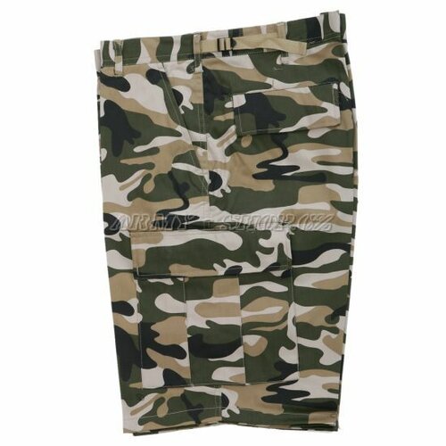 Bermudy styl JEEP - camo RUSIA