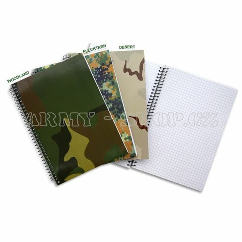 Kroužkový zápisník A5 WOODLAND