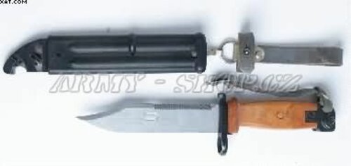 Bajonet - Rusko - AK 74 - rovný - s kleštěmi