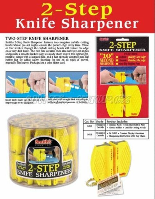 Dvoukrokový brousek na nože  SMITH´S  USA