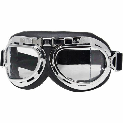 Letecké brýle  Chromované obruče