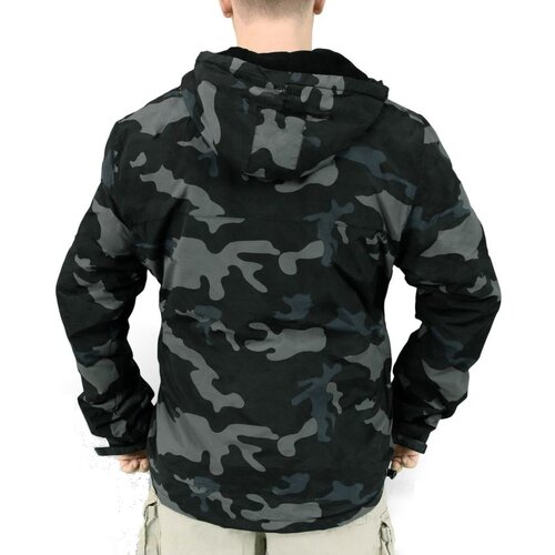 Bunda Windbreaker zipper blackcamo