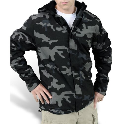 Bunda Windbreaker zipper blackcamo
