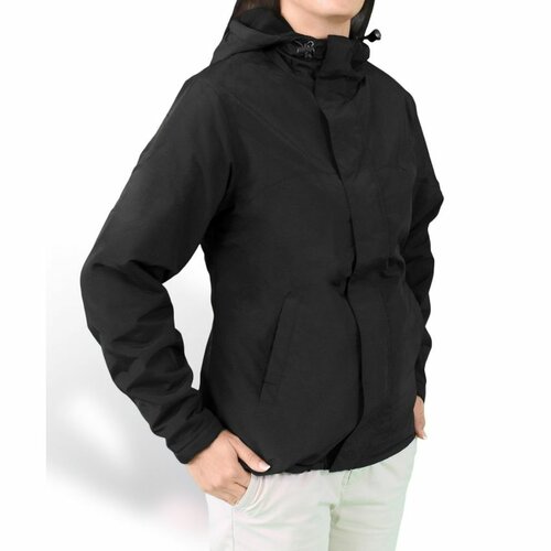 Bunda dámská zipper černá