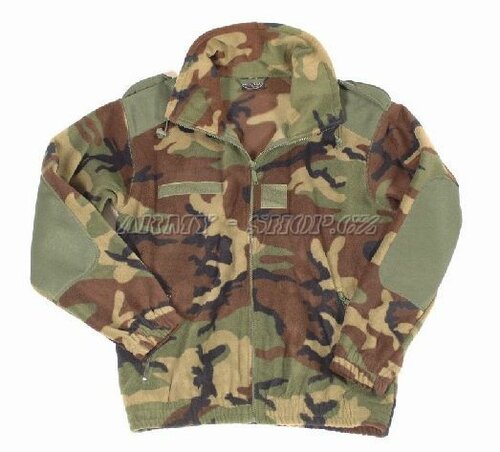 Mikina ARMY fleece - Woodland