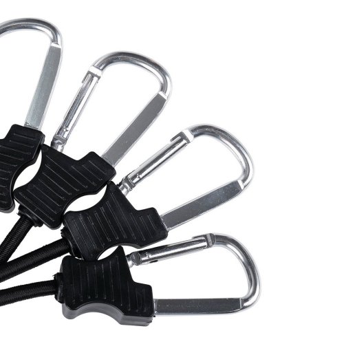 Bungee šňůry s karabinou 36inch/90cm 2ks ČERNÉ