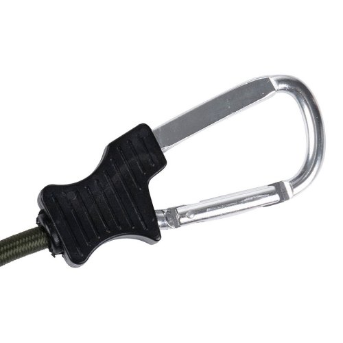 Bungee šňůry s karabinou 36inch/90cm 2ks ZELENÉ