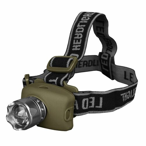 Svítilna na čelo CREE ZOOM khaki