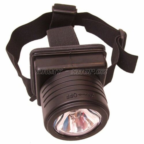 Čelová svítilna T-5L - krypton - ČERNÁ