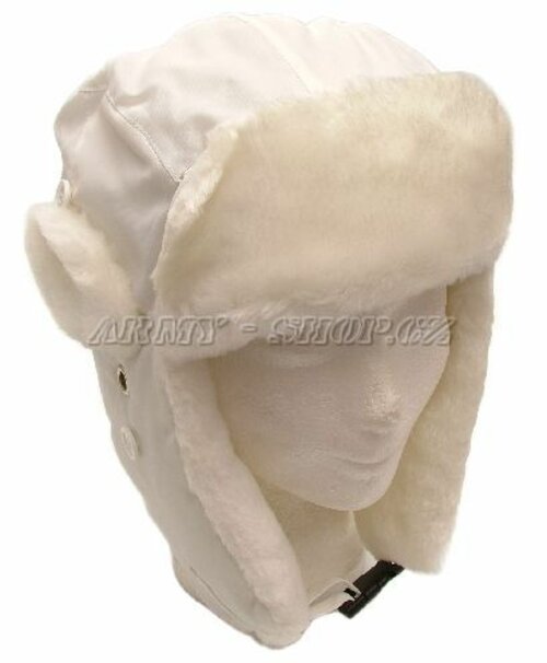 Ušanka pilotní MA1 - bílá