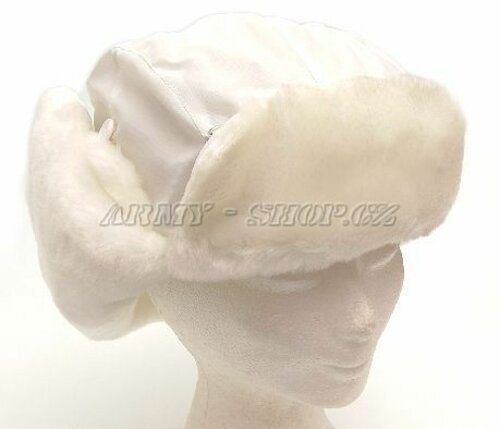 Ušanka pilotní MA1 - bílá