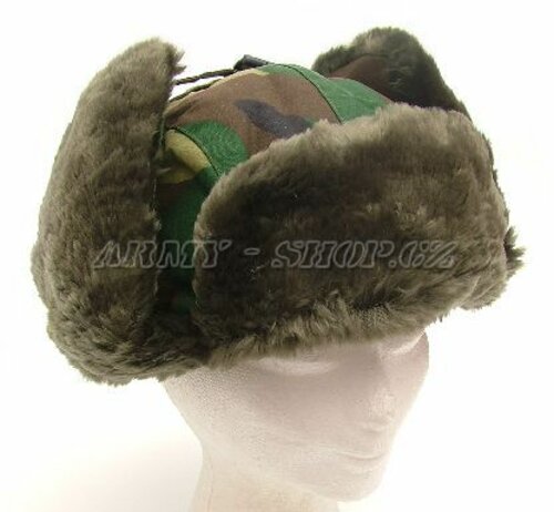 Ušanka pilotní MA1 - woodland