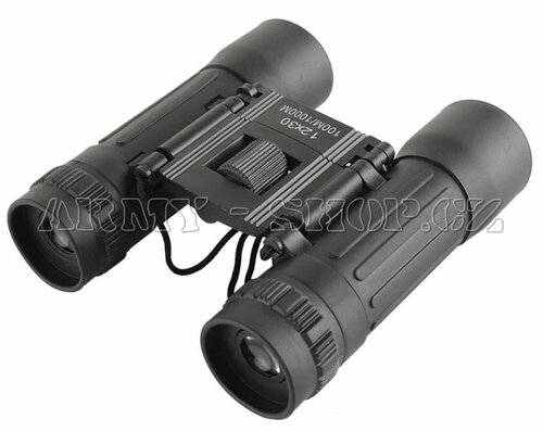 Dalekohled mini 12x30 černý AKCE