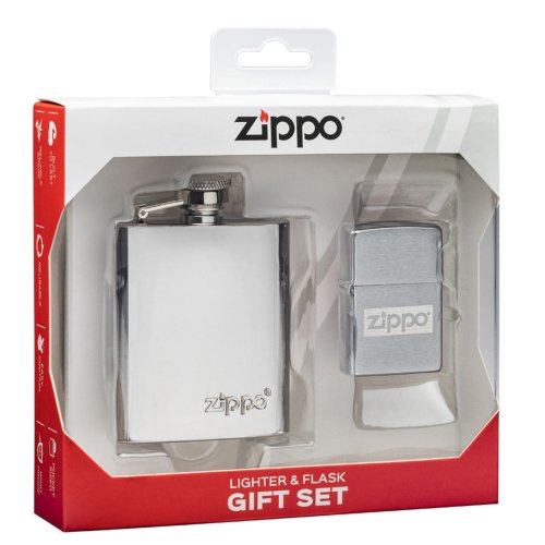 Dárkový set ZIPPO zapalovač + placatka