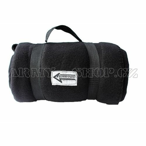 Deka fleece COMMANDO černá  