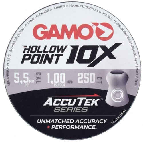 Diabolo Gamo AccuTek Hollow Point 250ks cal.5,5mm