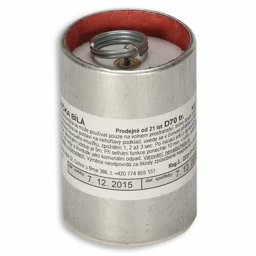 Dýmovnice trhací D70 bílá