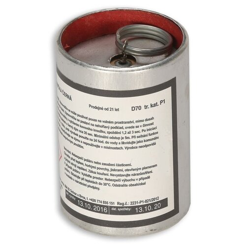 Dýmovnice trhací D70 černá