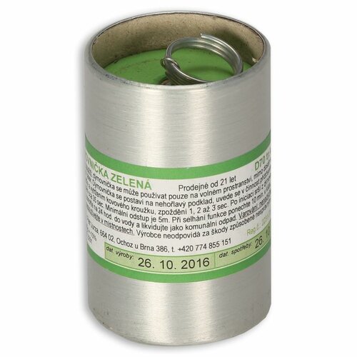 Dýmovnice trhací D70 zelená