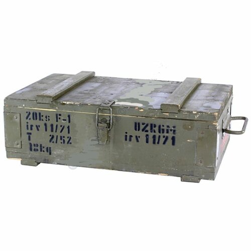 Bedna dřevěná od granátů F1