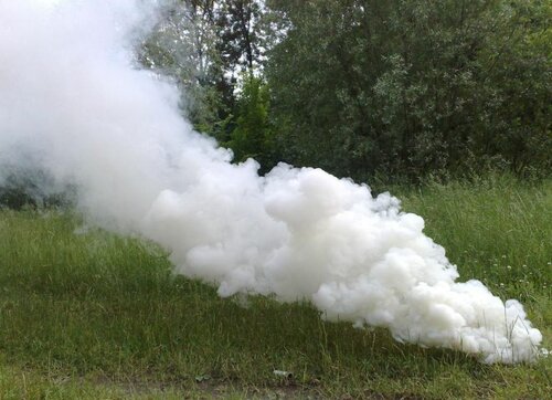 Dýmovnice trhací D130 bílá