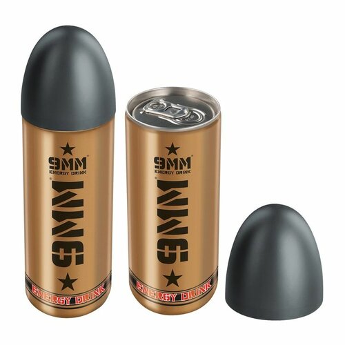 Energy drink nábojnice 9mm