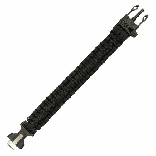 Paracord kombinovaný 2 funkce ČERNÝ JYFPB05