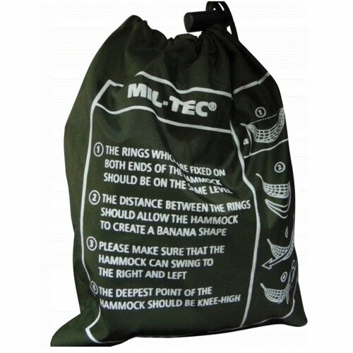 Závěsná síť HAMAKA  Olivová