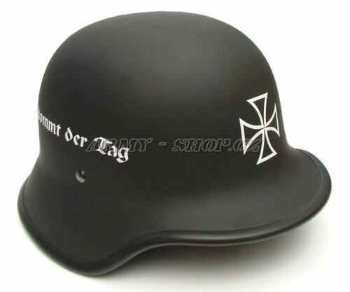 Motohelma - typ WH s potiskem kříž