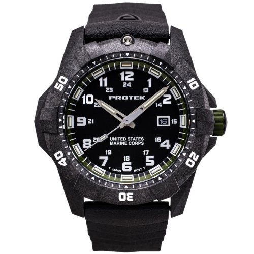 Hodinky USMC DIVE 1015 300m  PROTEK černé
