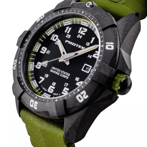 Hodinky USMC DIVE 1015 300m PROTEK zelené