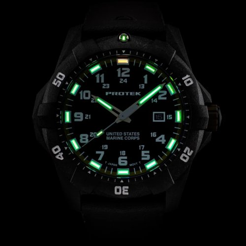 Hodinky USMC DIVE 1015 300m PROTEK zelené