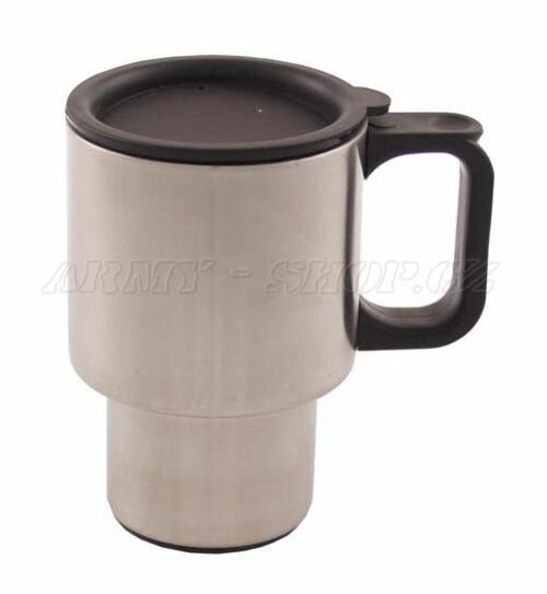 Termohrnek s plastovým uchem a pokličkou - 400 ml