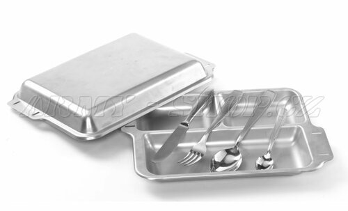 Tác jídelní s příborem orig. Bundesewehr