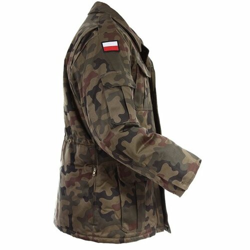 Polní bunda zateplená s vložkou POLSKO maskáč