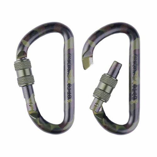 Karabina taktická woodland 6cm 2ks