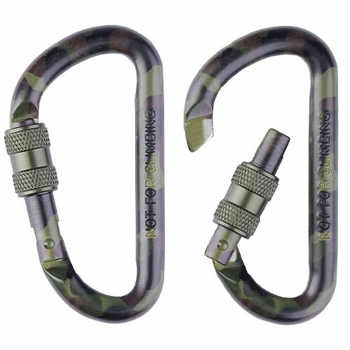 Karabina taktická woodland 8cm 2ks