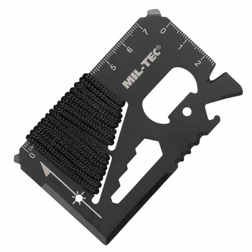 Karta na přežití s paracordem Mil-Tec