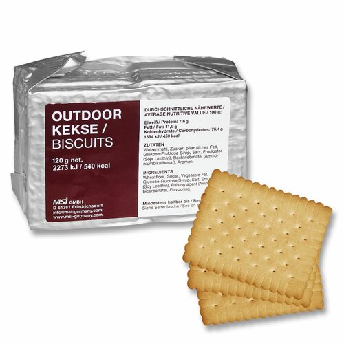 Nouzové OUTDOOR keksy 120g