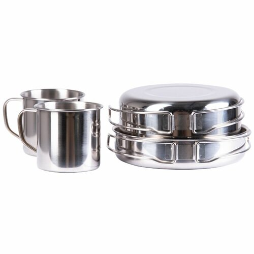 Set kempového nádobí nerez Mil-Tec 8-dílný