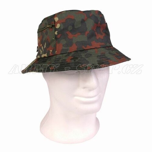 Lovecký klobouk s kapsičkou BW camo