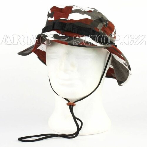 Klobouk RED CAMO akce