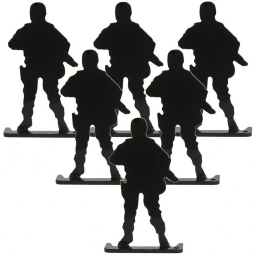 Kovové terče vojáků sada 6ks Beast Hunter