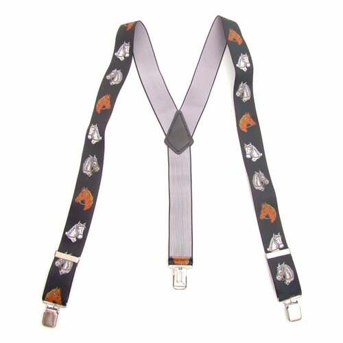 Kšandy - s potiskem -  Kůň  - černé