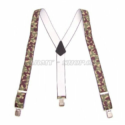 Kšandy - s potiskem -  CAMO  - tenké