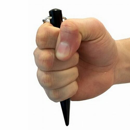 Kubotan špičatý černý