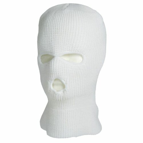 Kukla BÍLÁ 3 otvory  Pletená